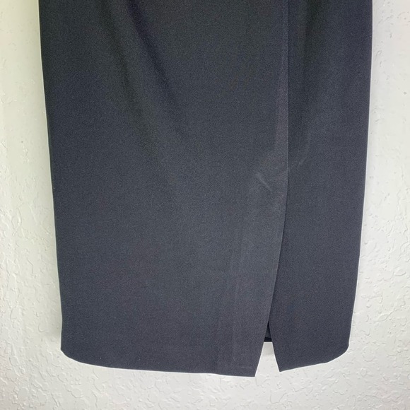 MARCOBOR Orange & Black Tiana Ruffle Midi Pencil Dress - NWT - Picture 6 of 15